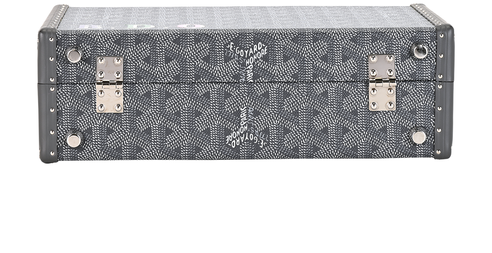 Grand Hotel Trunk, &pound;1,700, Handbags, Grey, Canvas, Top view